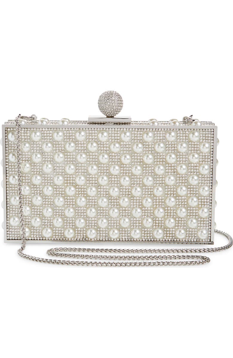 SOPHIA WEBSTER Clara Crystal Box Clutch, Alternate, color,