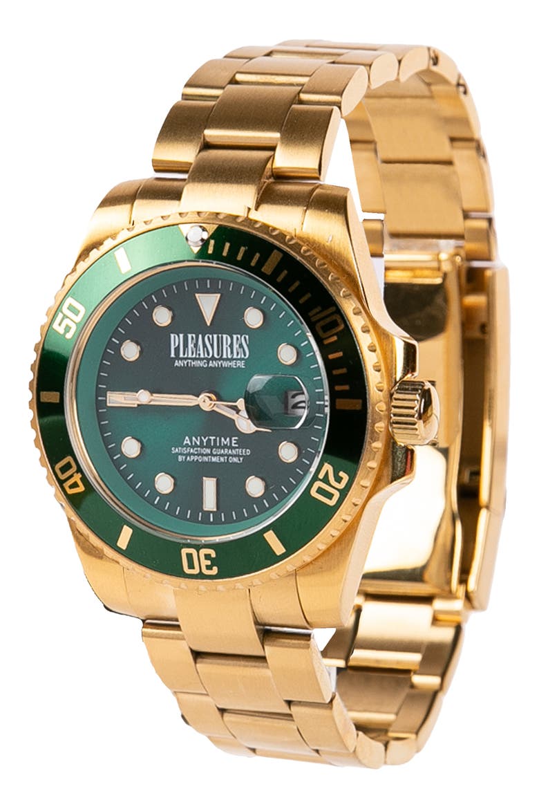Anytime Bracelet Watch, 42mm, Alternate, color, GREEN
