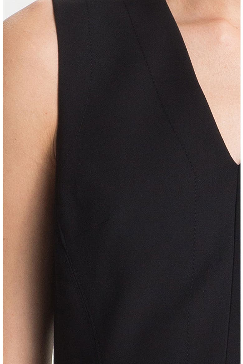 Sleeveless Stretch Knit Dress, Alternate, color, BLACK