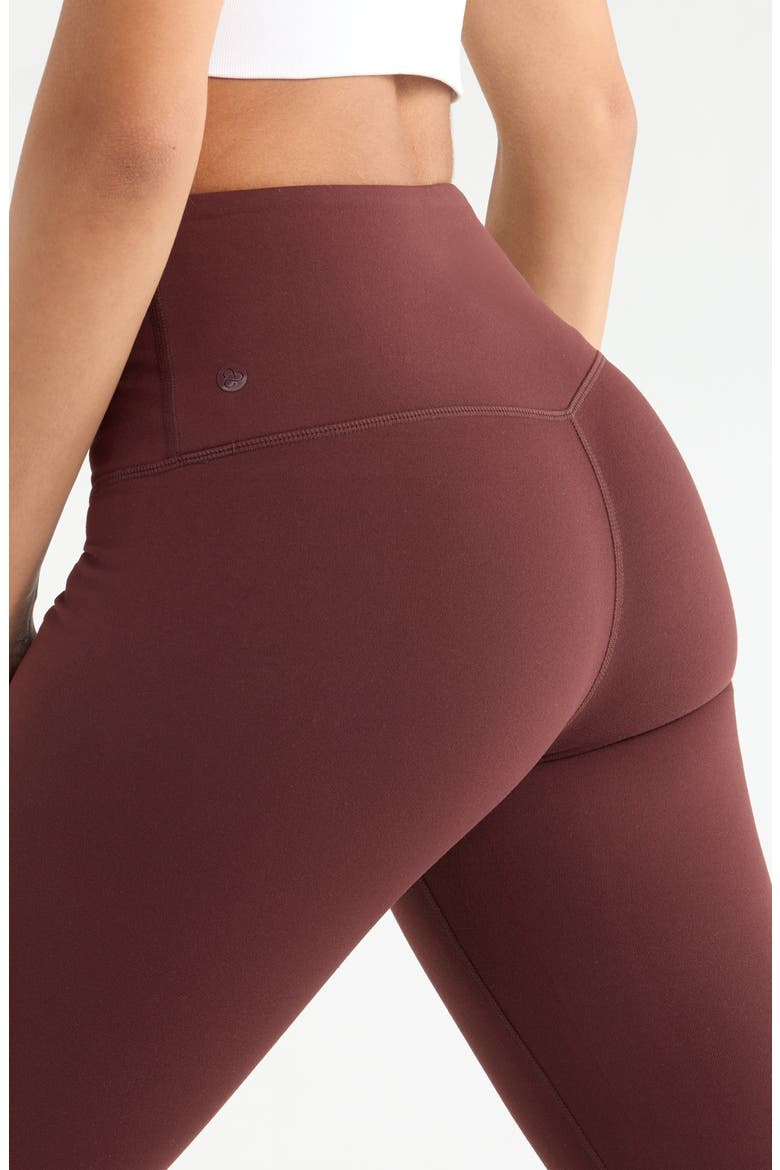 Live In High Waist 7/8 Leggings, Alternate, color, BROWN RISTRETTO
