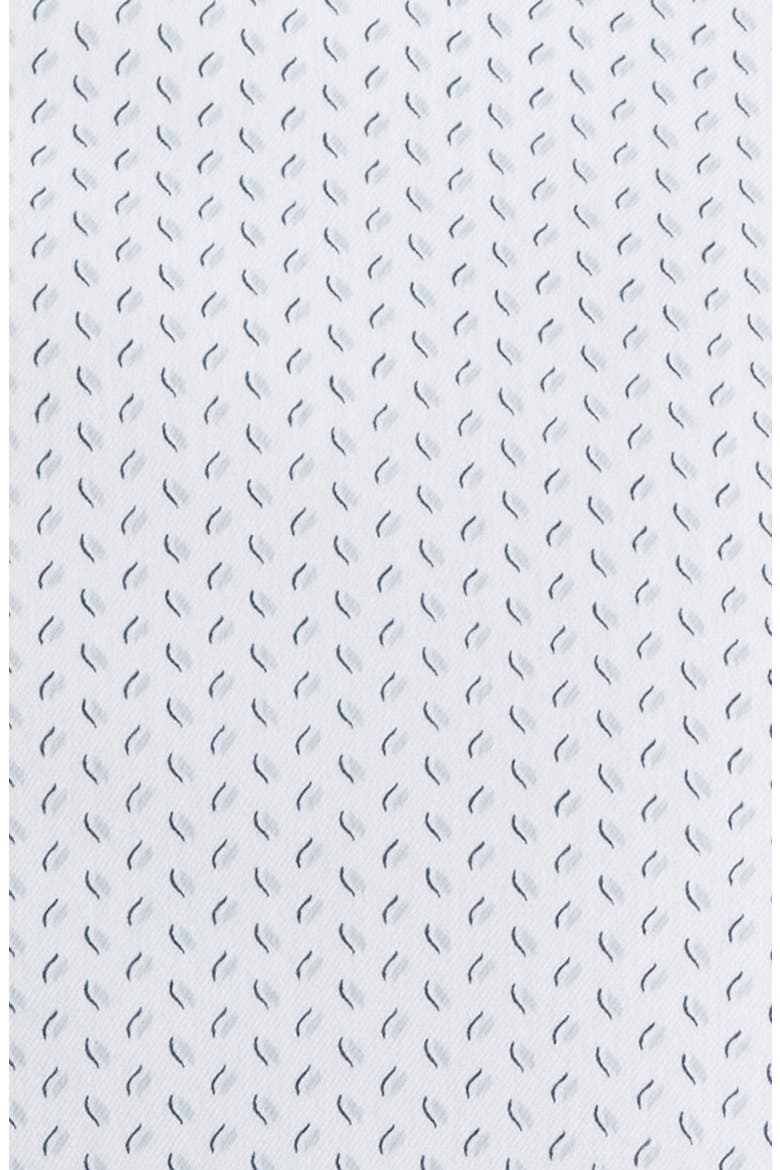 Trim Fit Patterned Premium Performance Twill Dress Shirt, Alternate, color, GREY DIAMOND GEO
