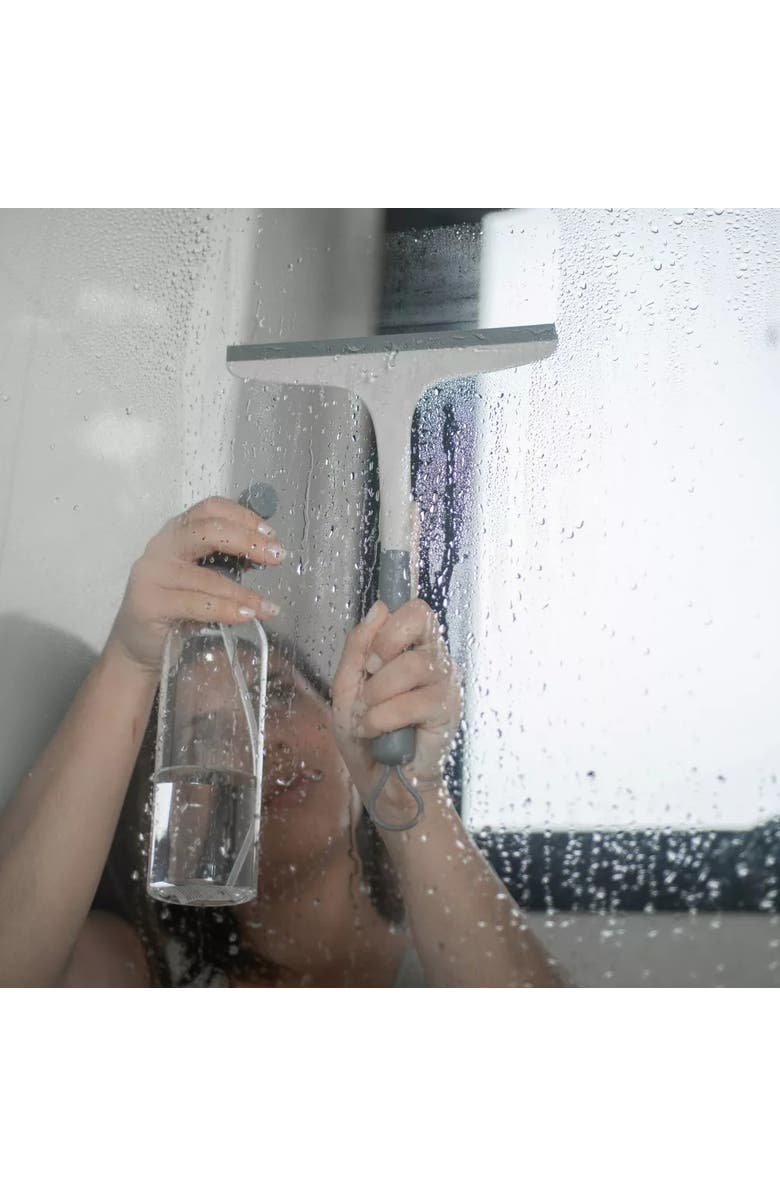 OU Lightweight Ergonomic Silicone Window Squeegee, Alternate, color, White