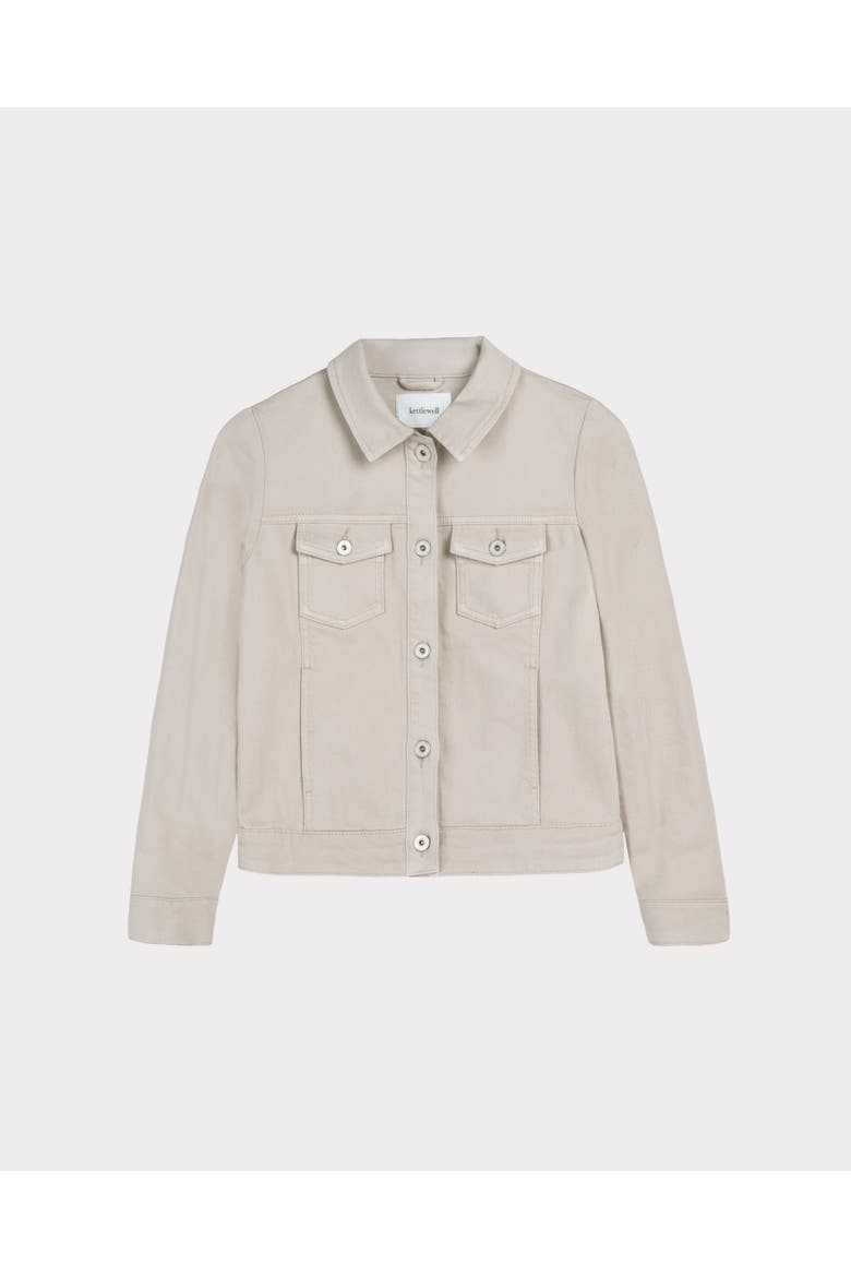 Darla Denim Jacket, Alternate, color, Marble Stone