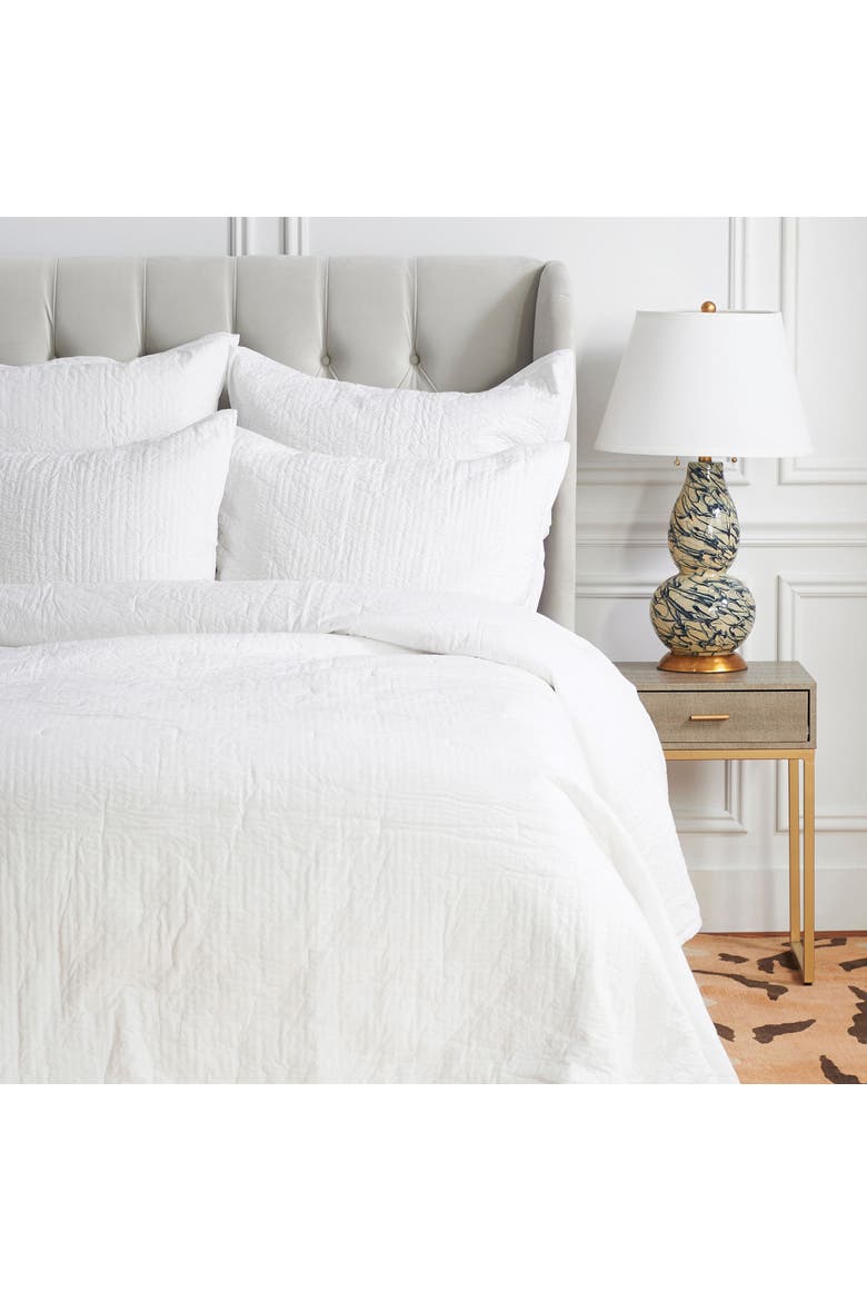 Sloane Coverlet, Alternate, color, White