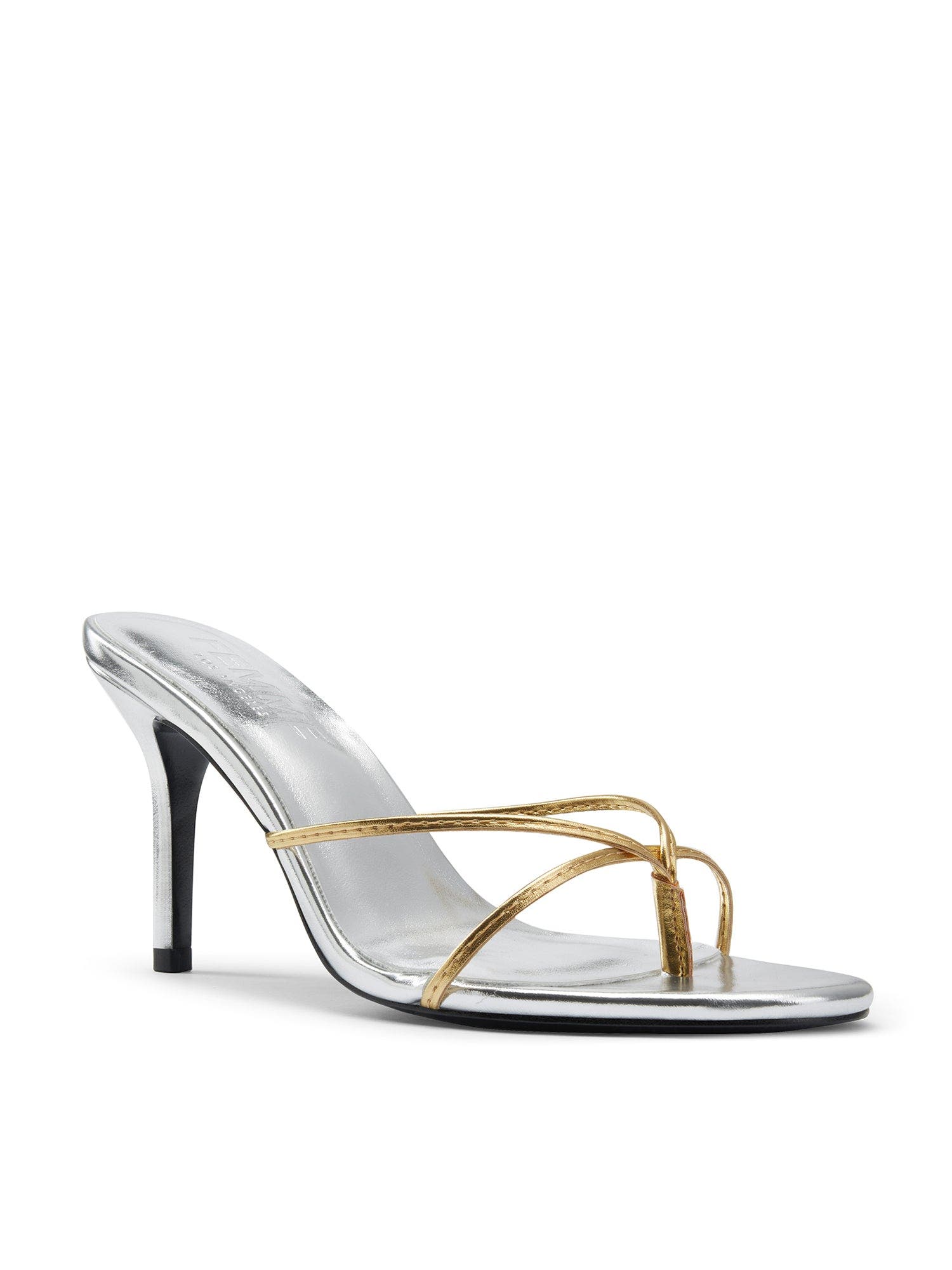 FEMME Sicilian Mule, Alternate, color, Gold & Silver