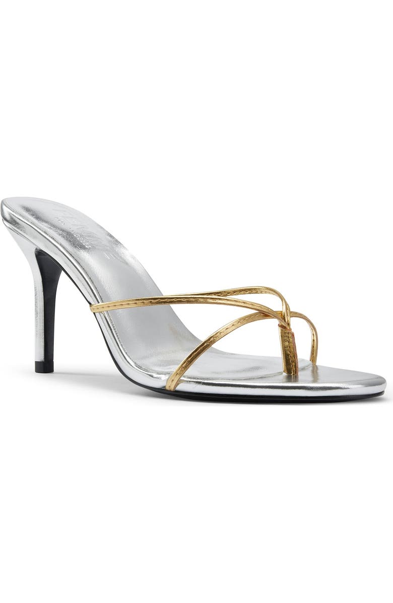 FEMME Sicilian Mule, Alternate, color, Gold & Silver