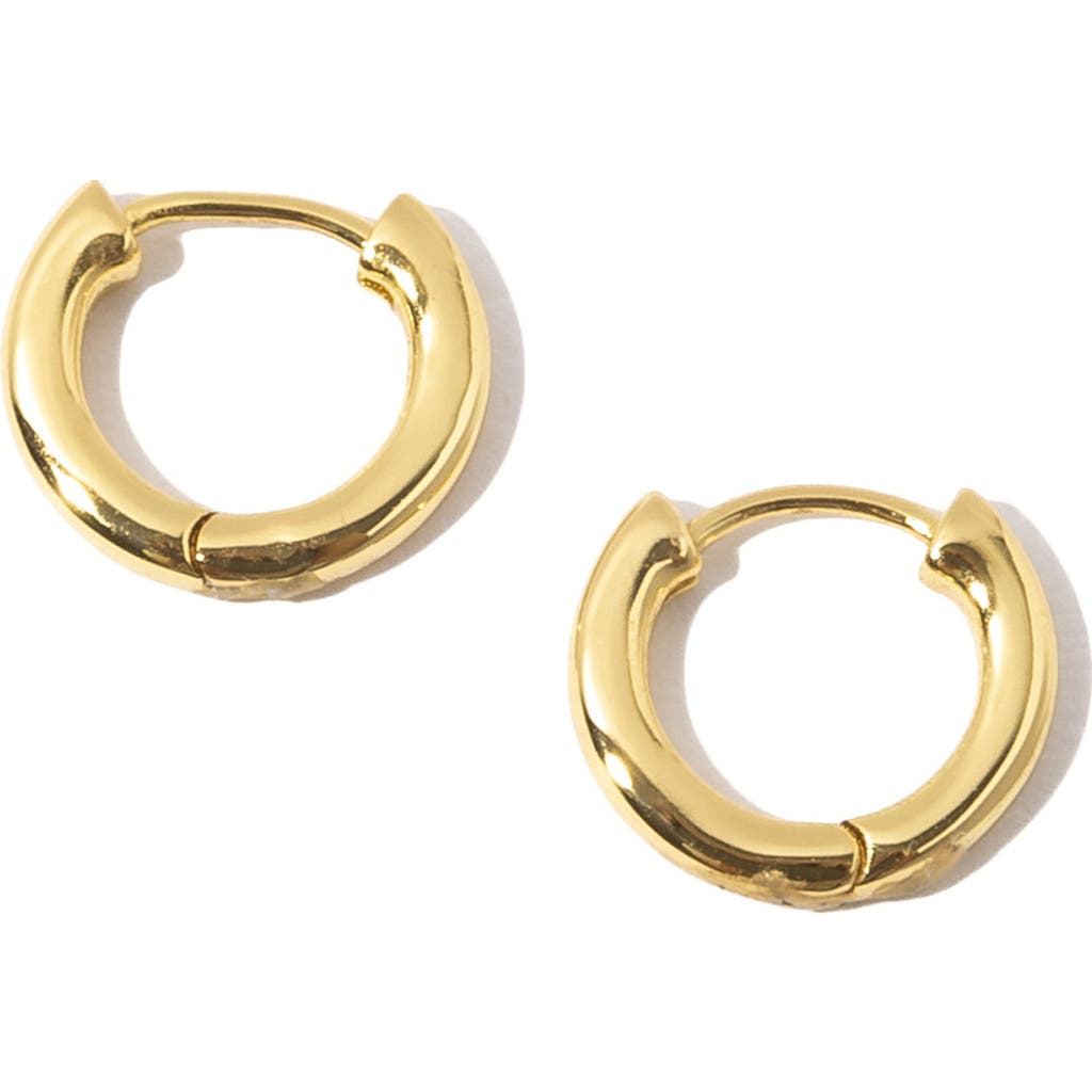 Miranda Frye Maxwell Huggie Earrings In Gold