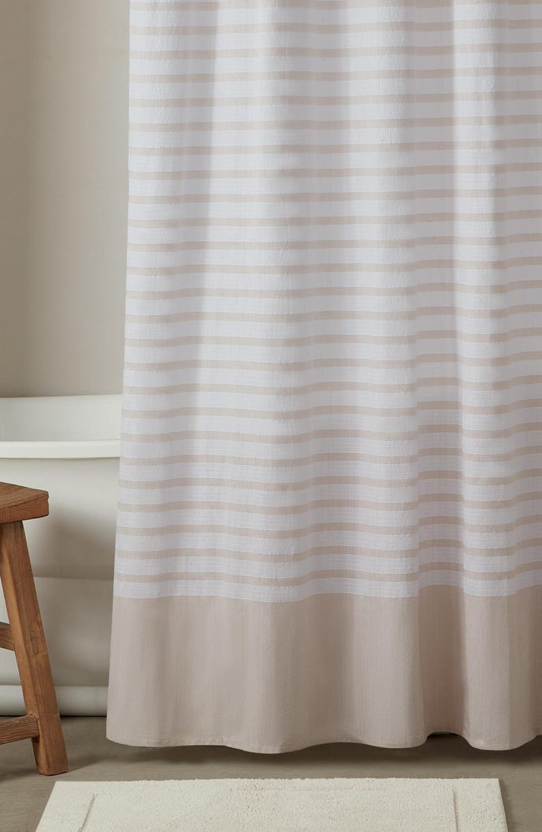 Calvin Klein Modern Stripe Shower Curtain, Alternate, color,