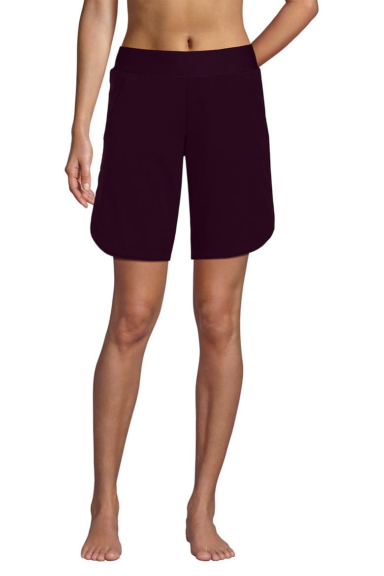SunShade UPF 50 9" Board Shorts, Main, color, Dark Wine
