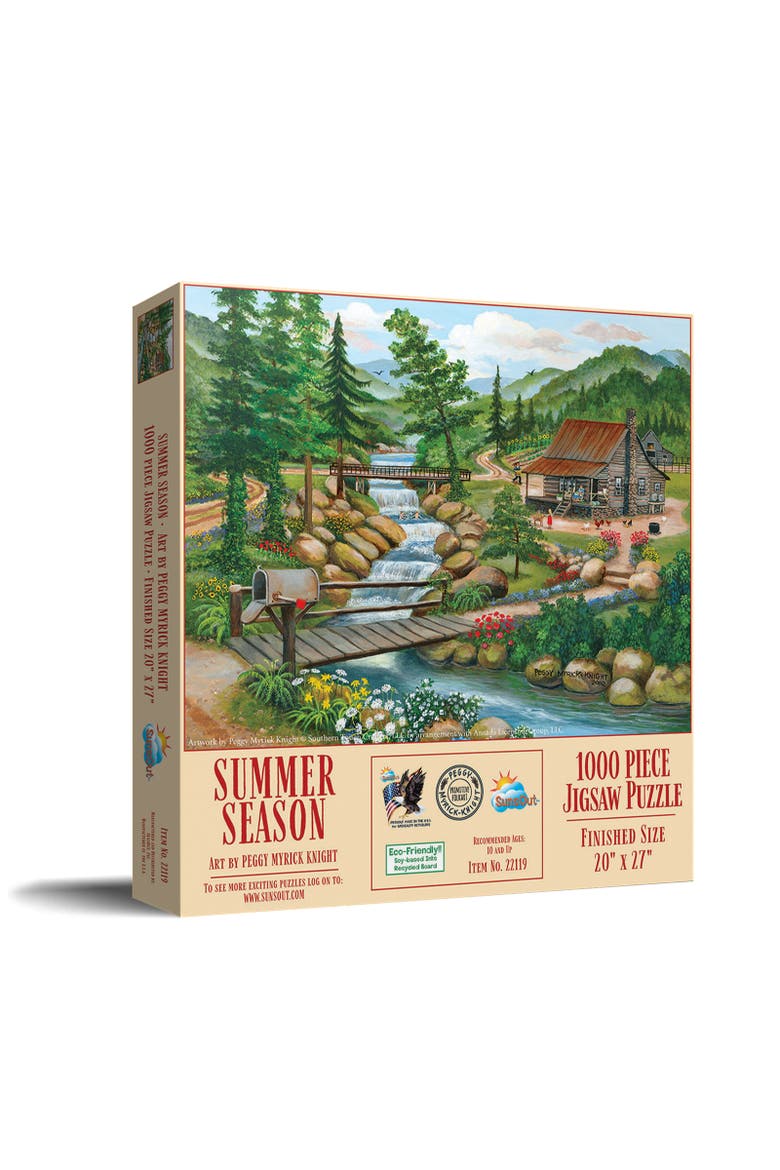 Summer Season 1000 piece Jigsaw Puzzle for Adults, Main, color, Multicolor