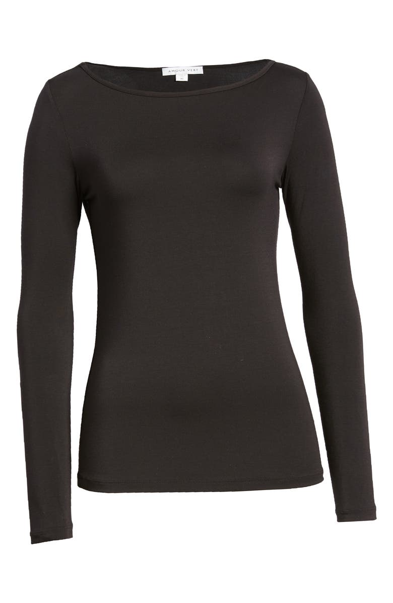 Amour Vert Francoise Stripe Top, Alternate, color,