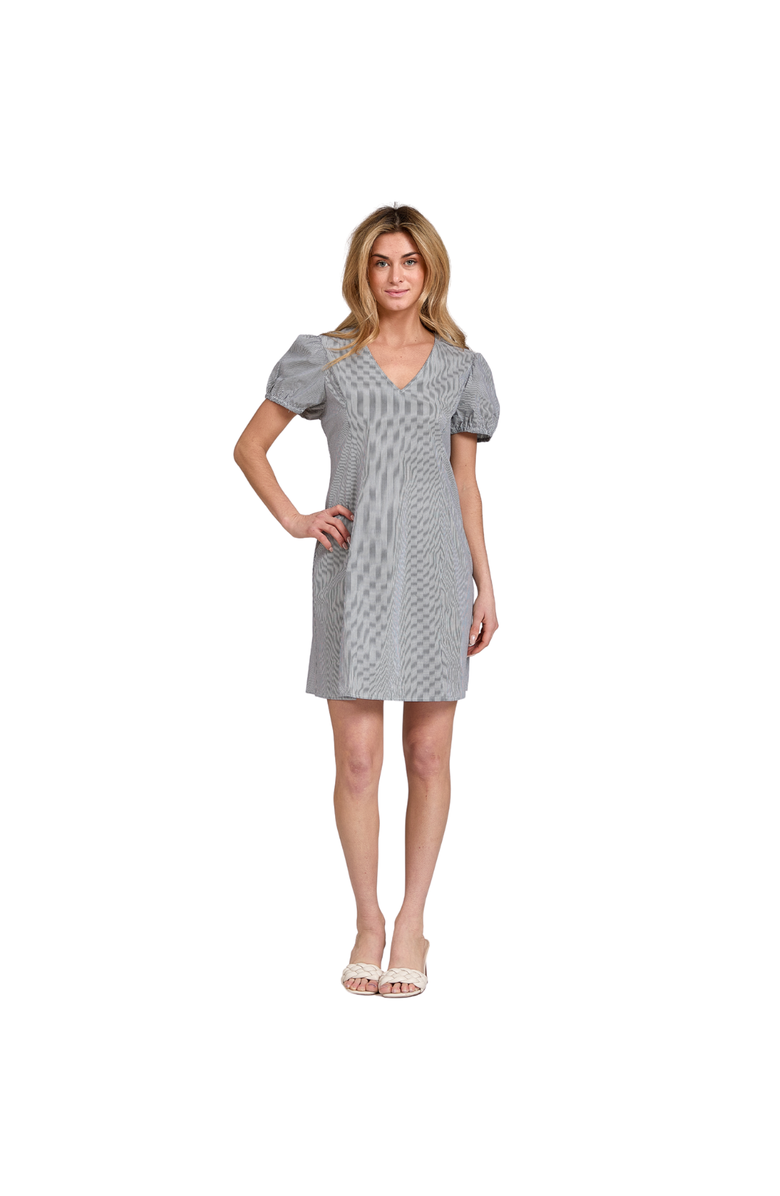 Taylor Tillman Eden Dress, Main, color, Black Stripe