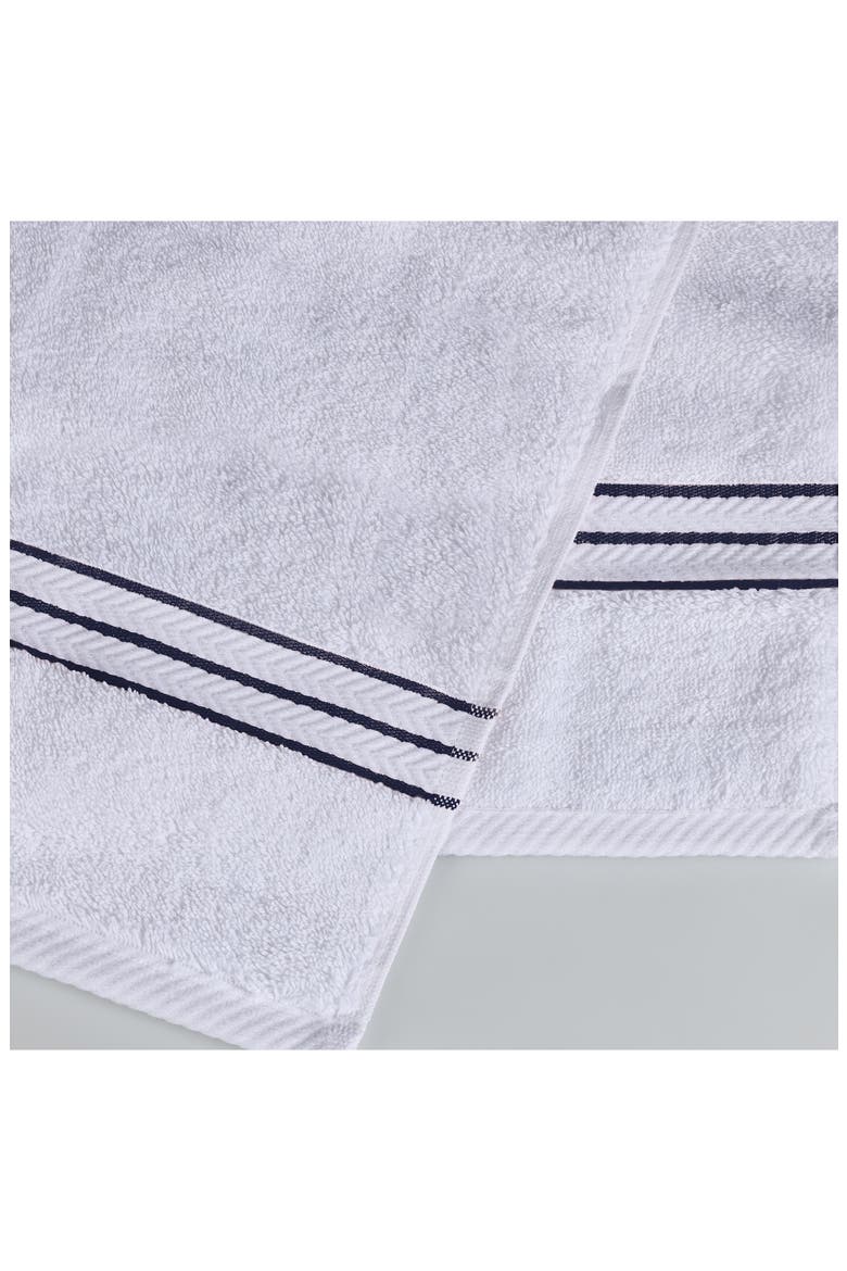 12-Piece Turkish Cotton Washcloths, Alternate, color, NAVY BLUE