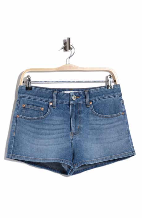 Retro Mini Denim Shorts