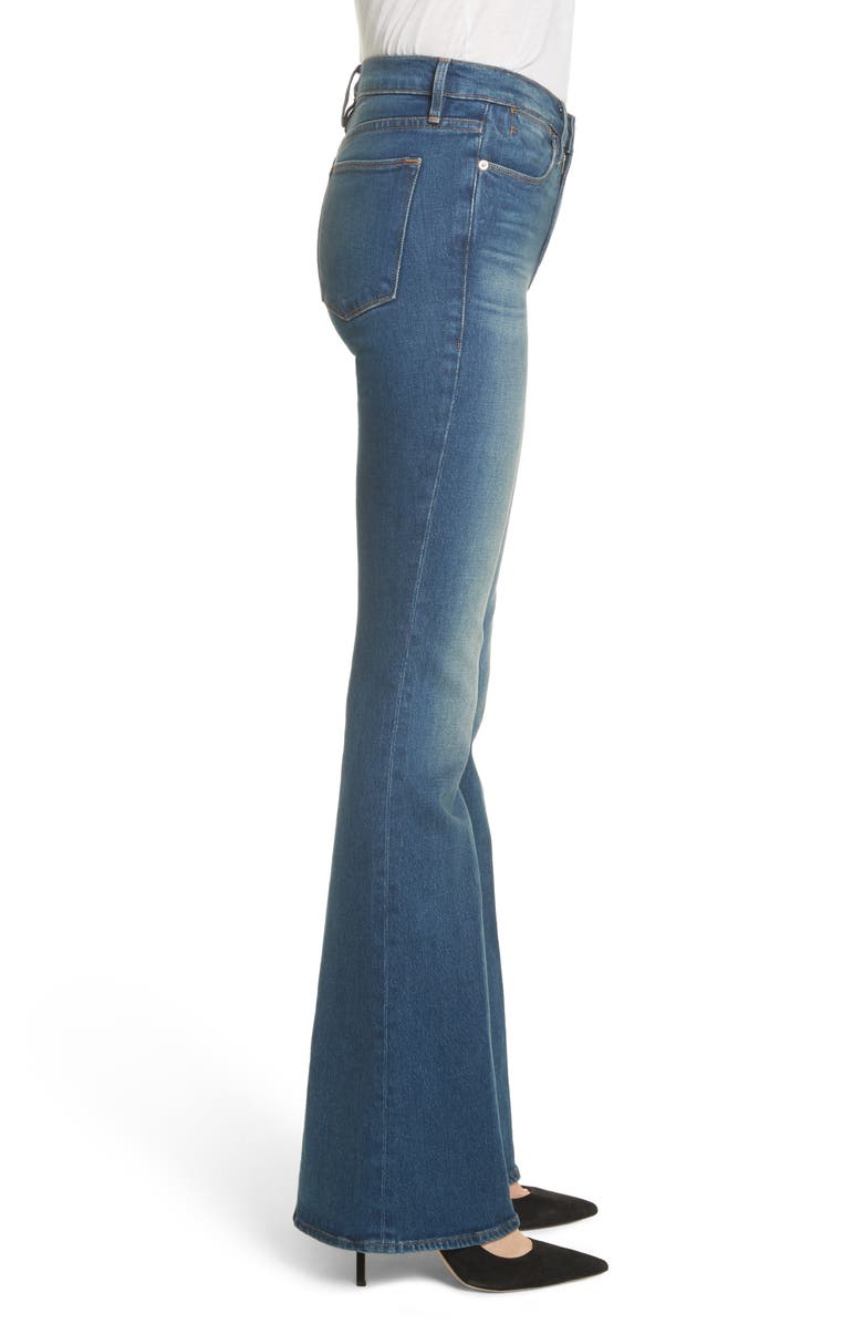 FRAME Le High Flare Jeans, Alternate, color, Aldwoth