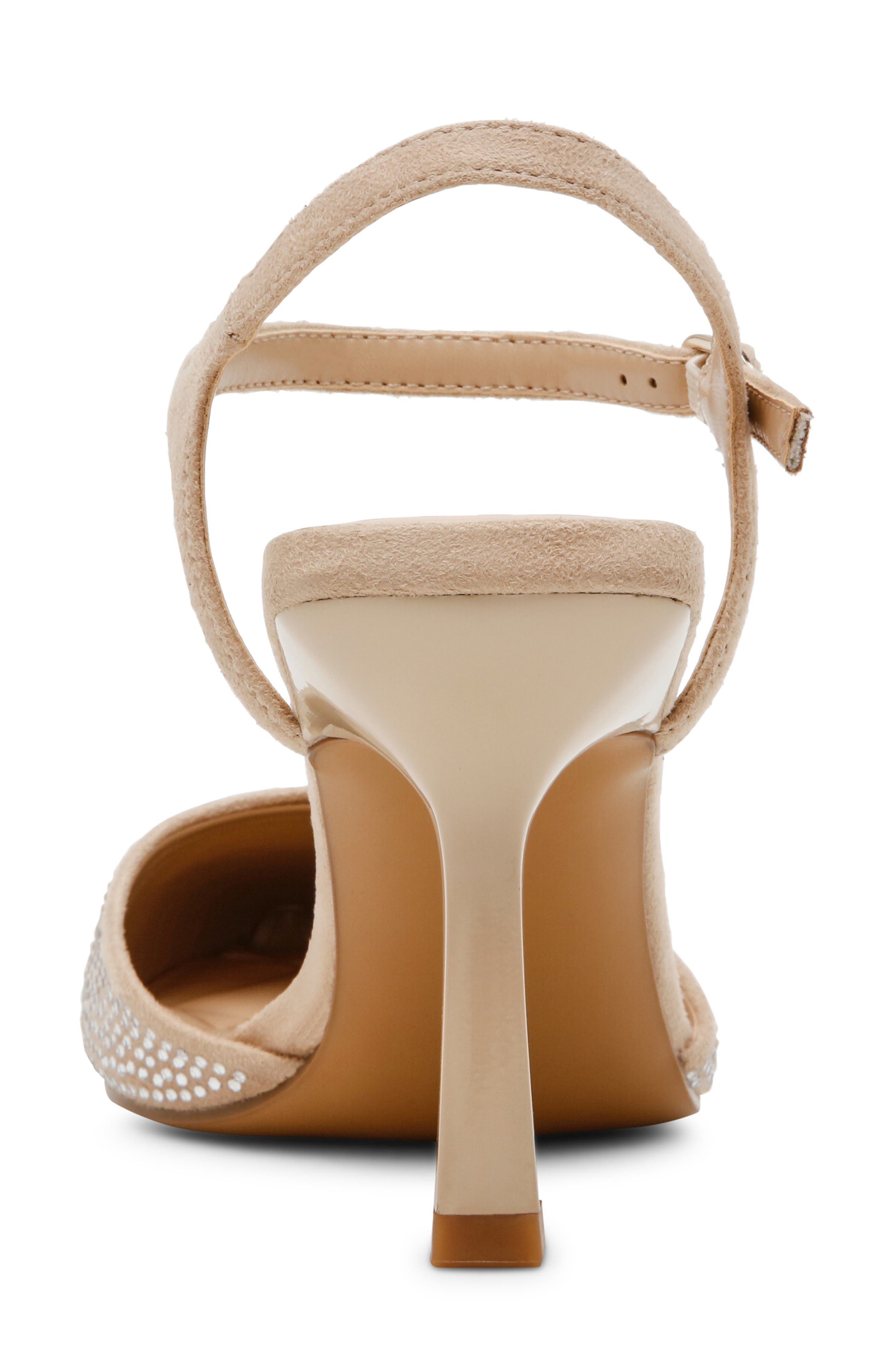 Anne Klein Ibara Ankle Strap Pump, Alternate, color, Natural