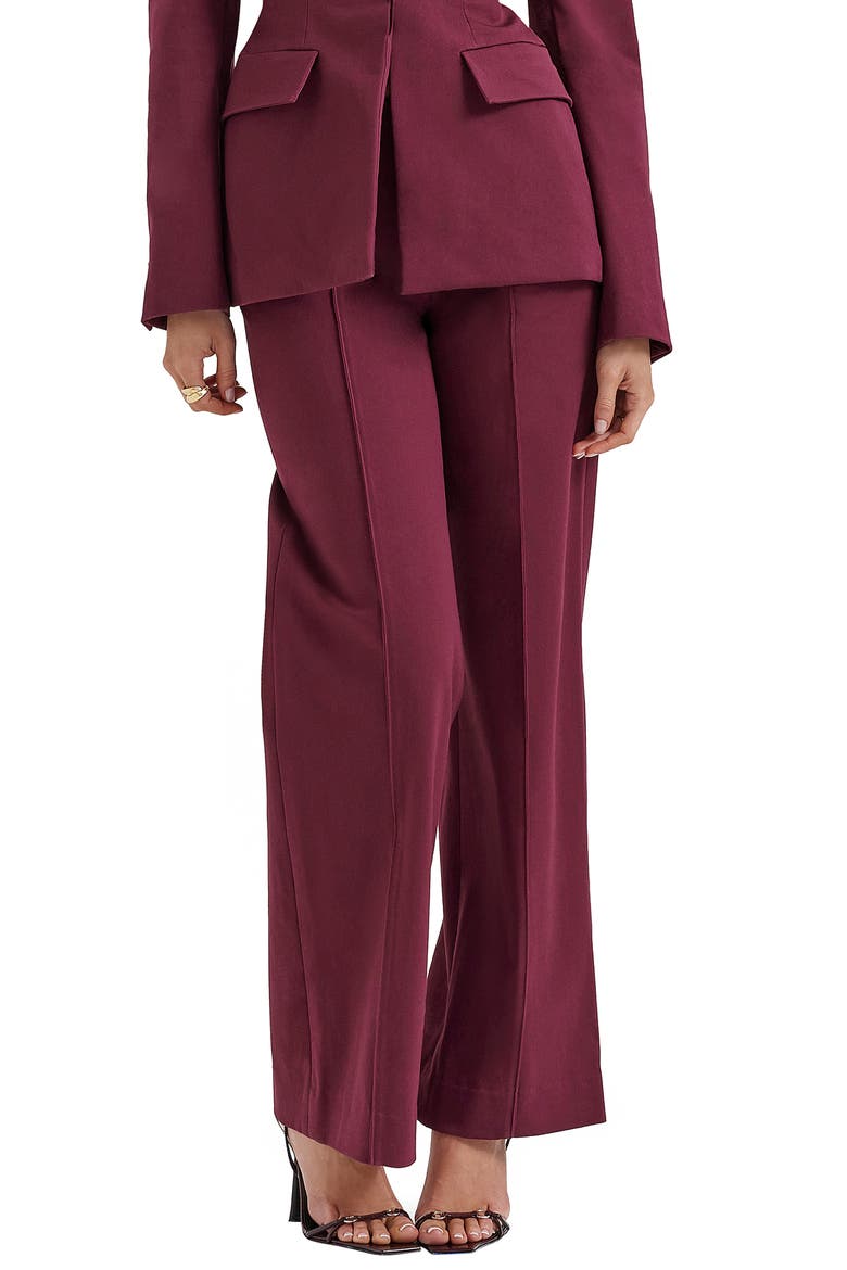 Rivi Loose Fit Trousers, Main, color, WINDSOR WINE