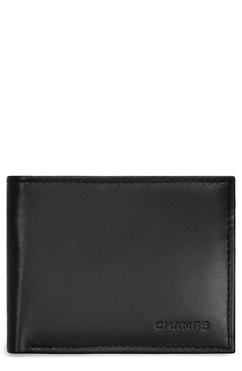 Classic ID Flap Leather Bifold Wallet
