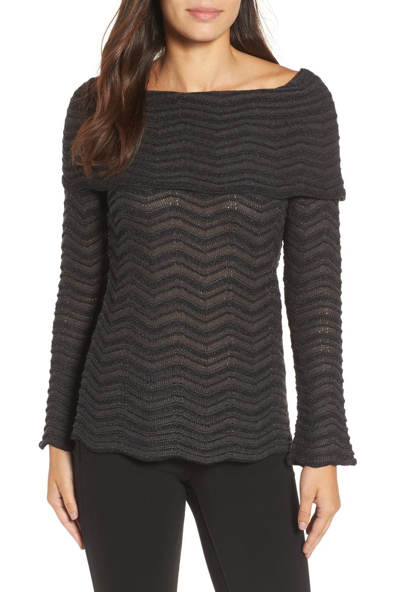 Over the Shoulder Top, Main, color, PHANTOM