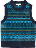 Seasalt Cornwall Annik Fair Isle Wool & Mohair Blend Sweater Vest