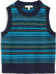 Seasalt Cornwall Annik Fair Isle Wool & Mohair Blend Sweater Vest