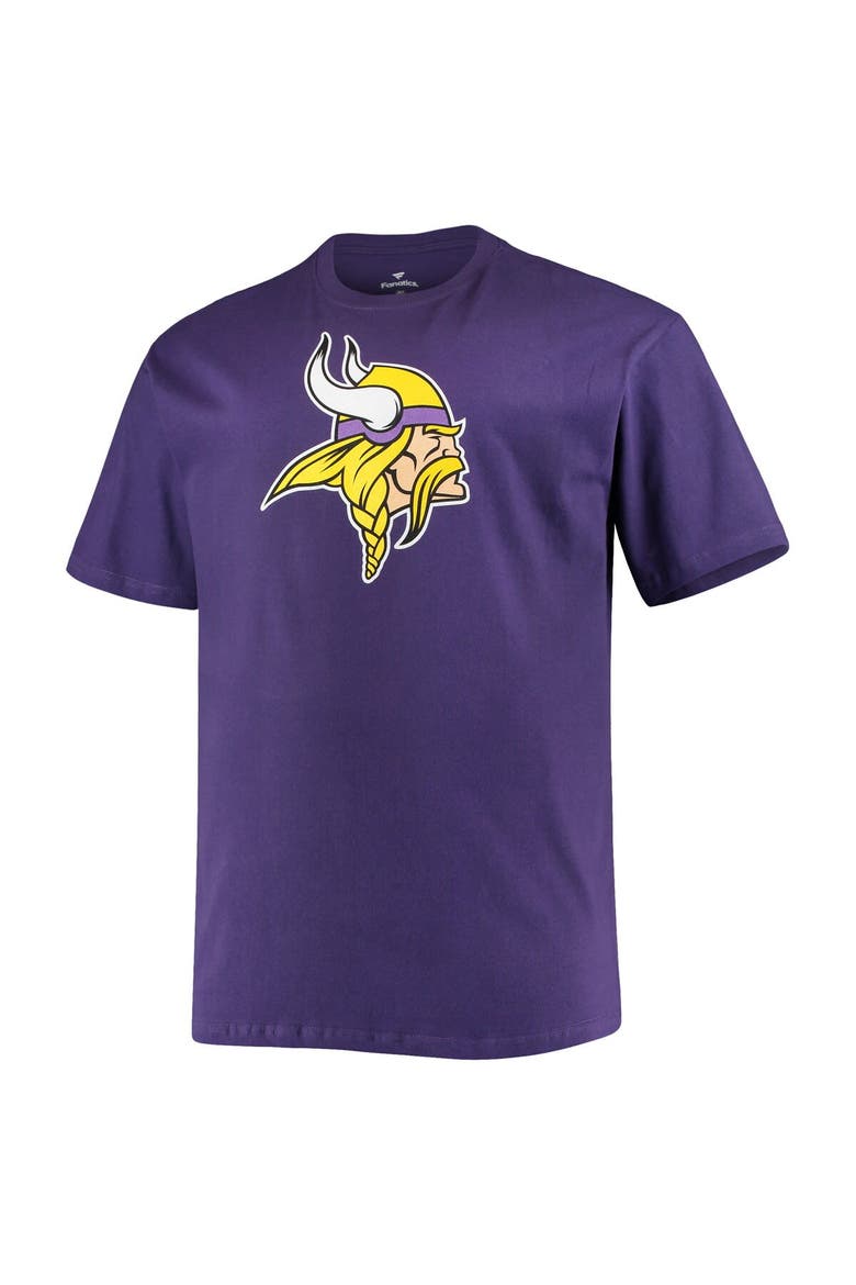 Men's Fanatics Branded Justin Jefferson Purple Minnesota Vikings Big & Tall Player Name & Number T-Shirt, Alternate, color, Purple