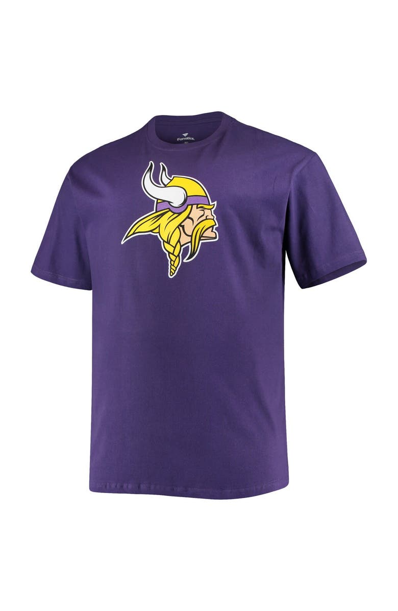 FANATICS Men's Fanatics Branded Justin Jefferson Purple Minnesota Vikings Big & Tall Player Name & Number T-Shirt, Alternate, color, Purple