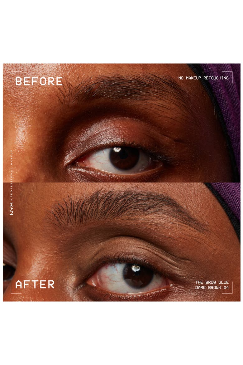 The Brow Glue, Alternate, color, DARK BROWN