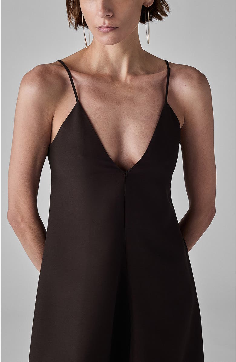 CO Evening Slip Dress in Faille, Alternate, color, 