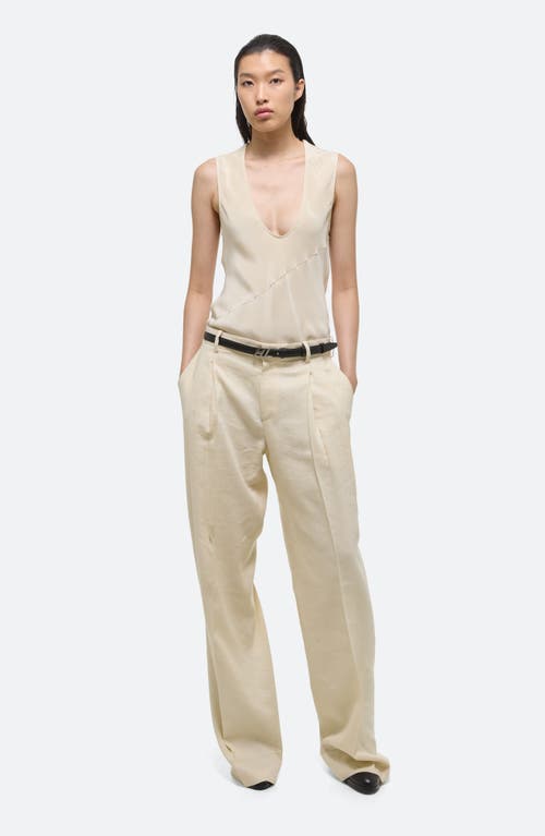 Helmut Lang Sleeveless Silk Scarf Top