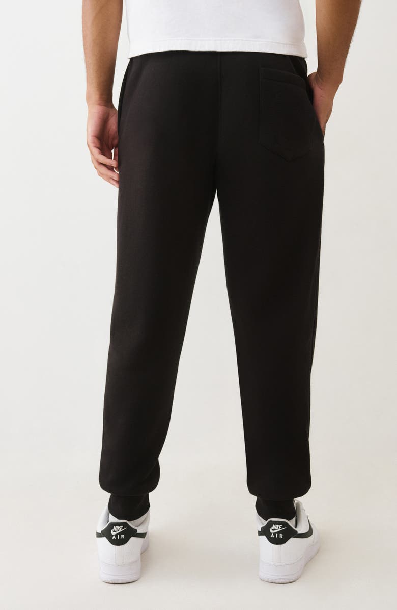 True Religion Embroidered Patch Joggers, Alternate, color, Jet Black