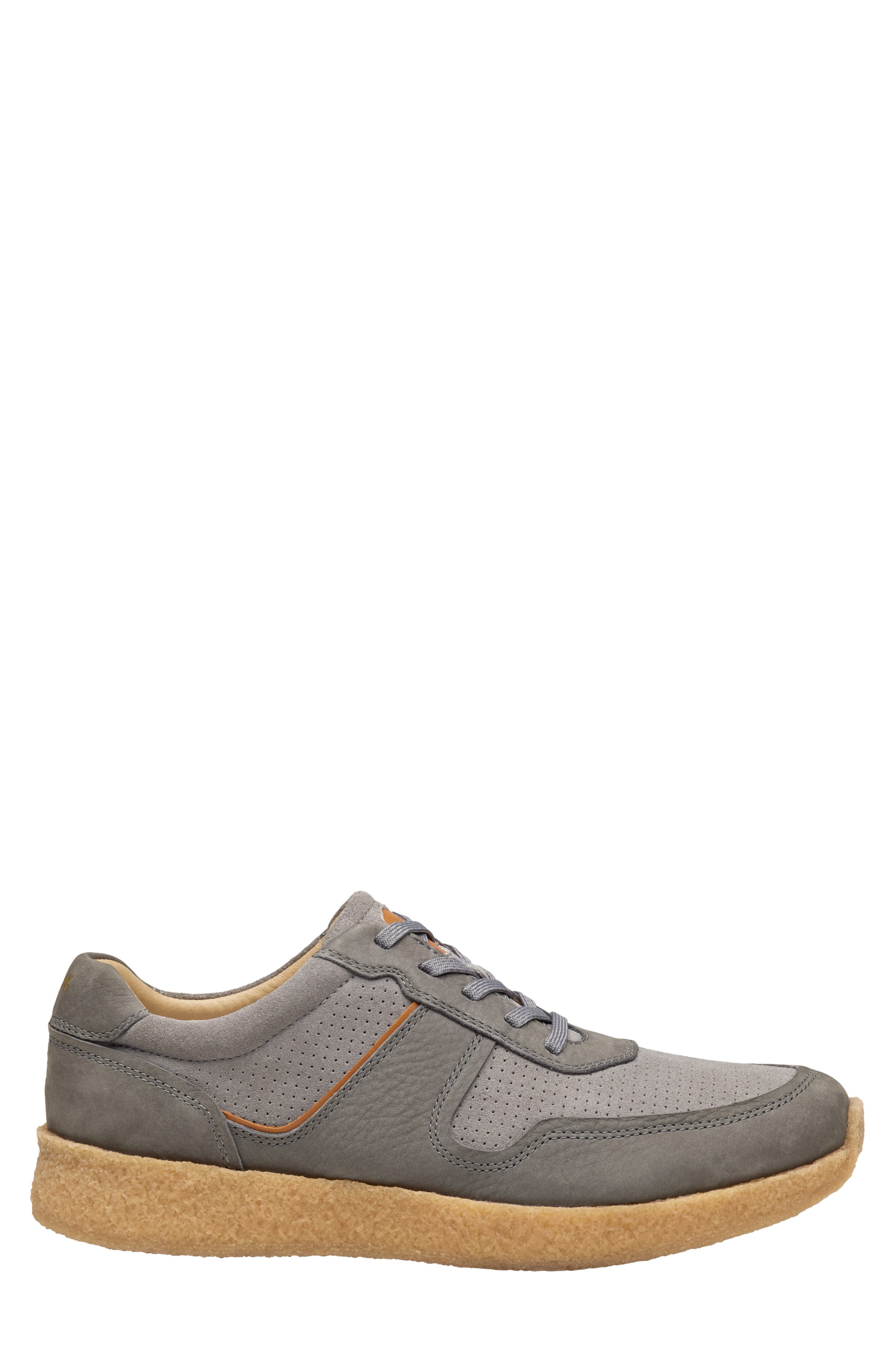 Silas Sneaker, Alternate, color, GRAY NUBUCK/ SUEDE