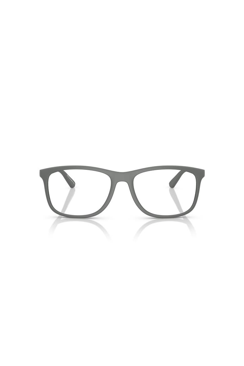 55mm Rectangle optical glasses, Alternate, color, Grey