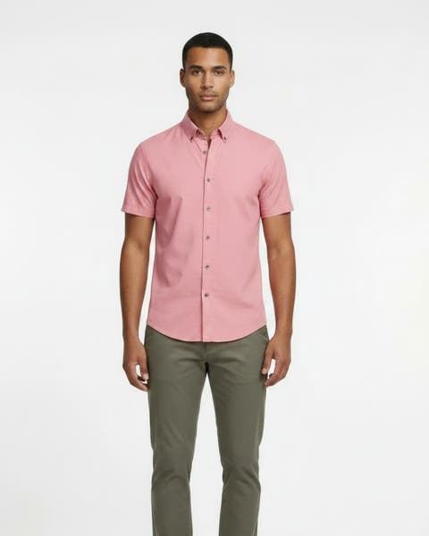 Mens Merino Wool Button-up Shirt