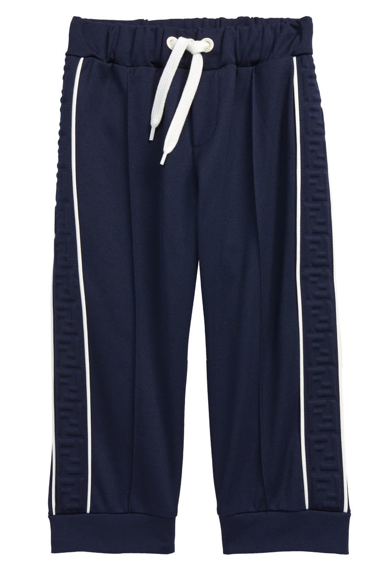 Kids' FF Logo Track Pants, Main, color, NAVY