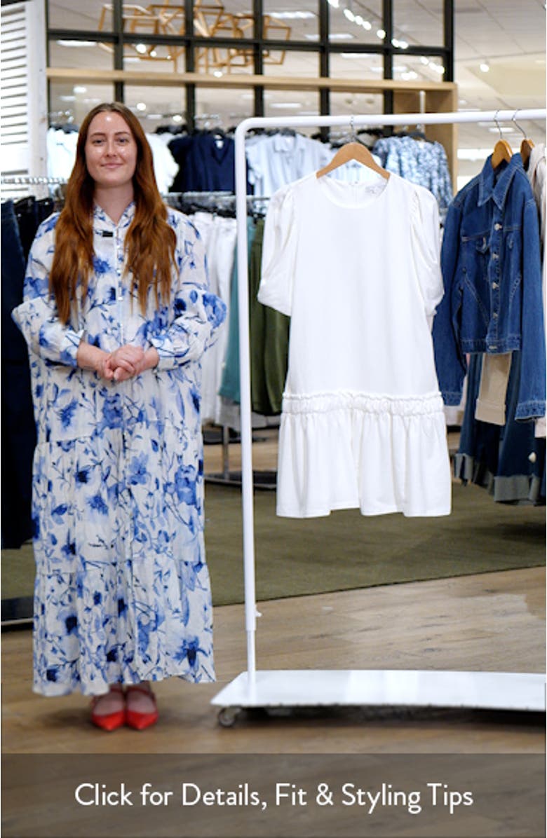 Puff Sleeve Minidress, sales video thumbnail