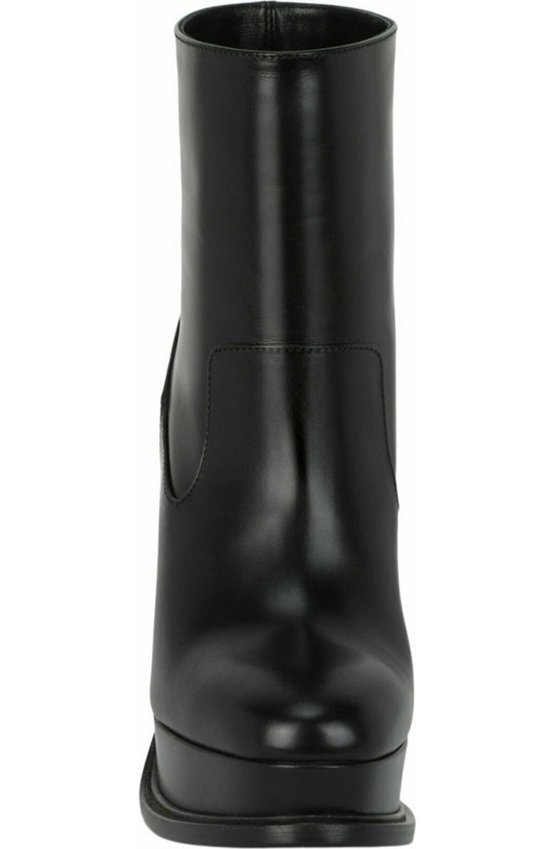 McQueen Leather Ankle Bootie, Alternate, color, Black