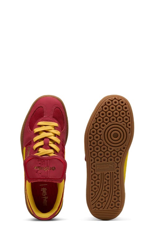 Puma X Harry Potter™ Kids' Palermo Sneaker In Dark Crimson-yellow Sizzle