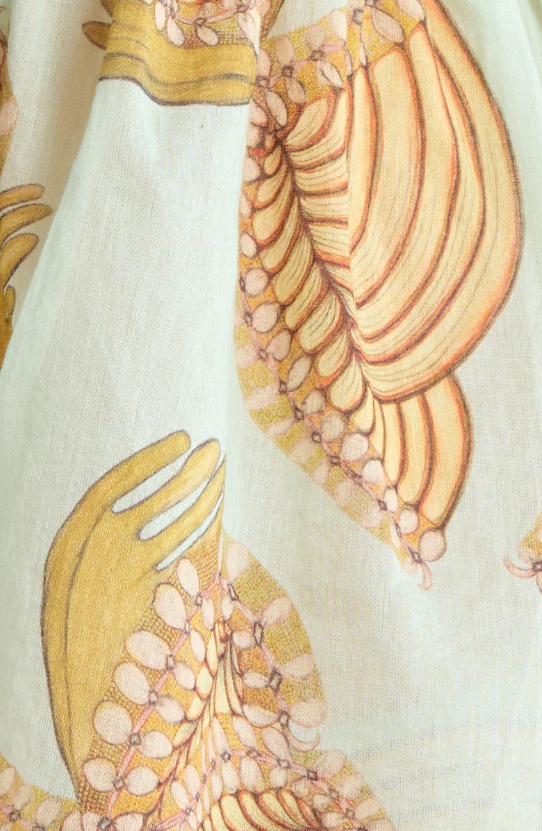 Ulla Johnson Tallulah Tie Strap Cover-Up Camisole, Alternate, color, Water Blossoms