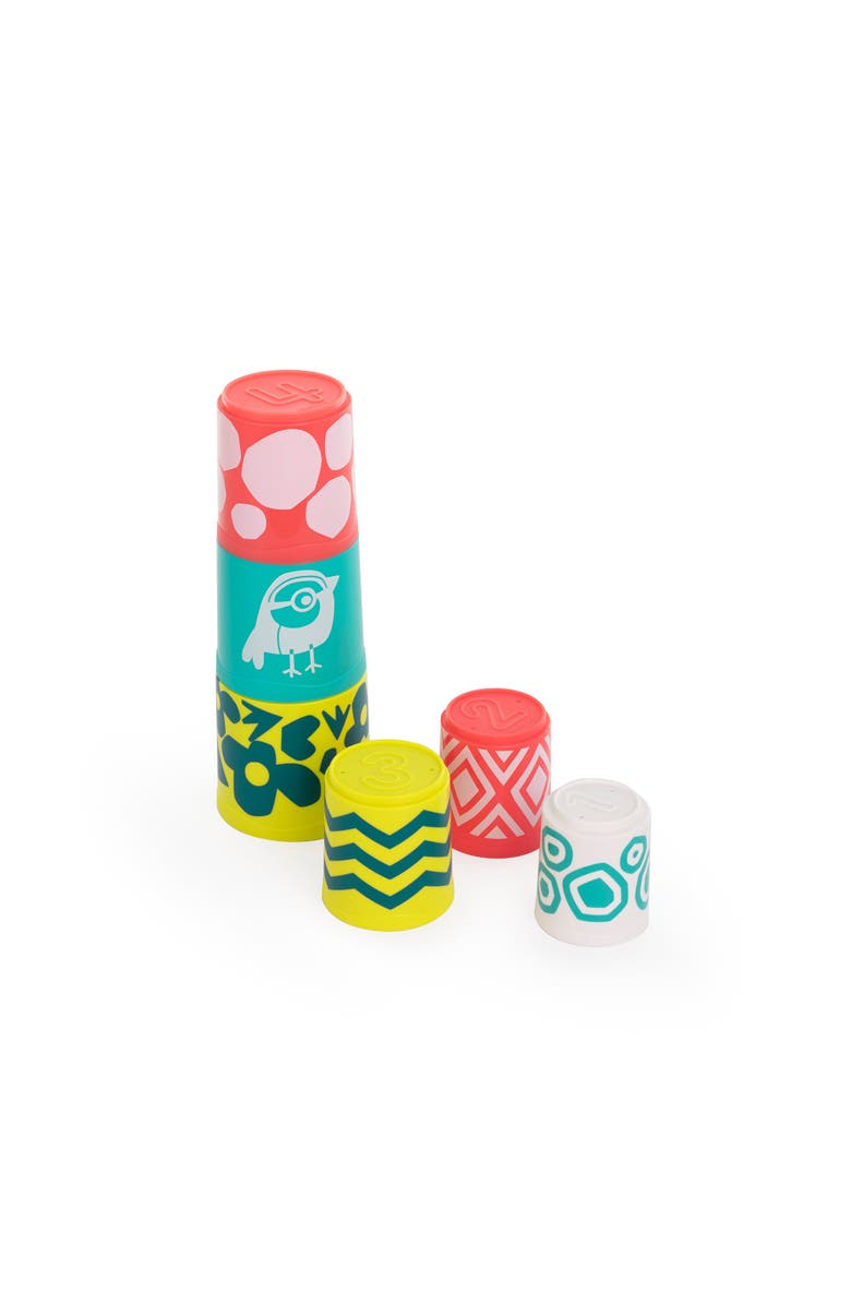 Miniland Feel To Learn Stacking Cups, Alternate, color, Multi