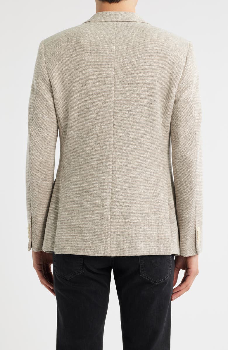 John Varvatos Varick Slim Fit Tan Slub Knit Sport Coat, Alternate, color,