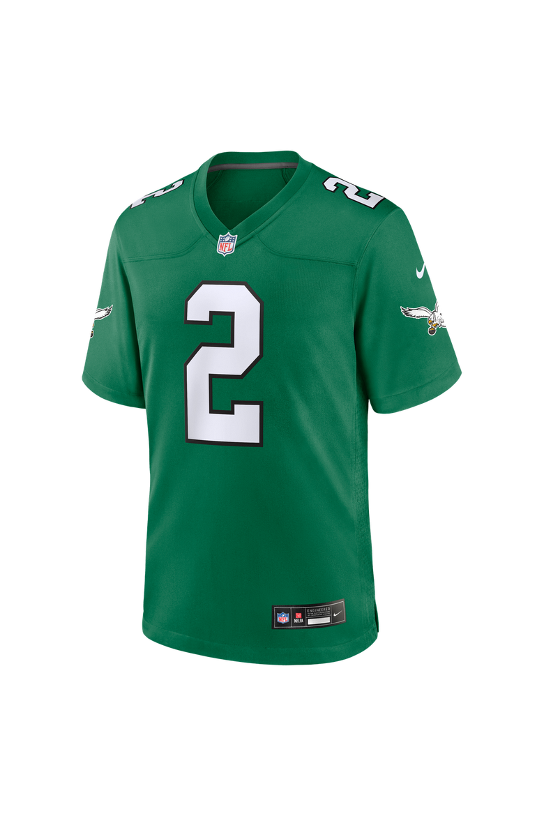Men's Nike Tariq Woolen  Kelly Green Philadelphia Eagles Alternate Game Jersey, Alternate, color, Kelly Green