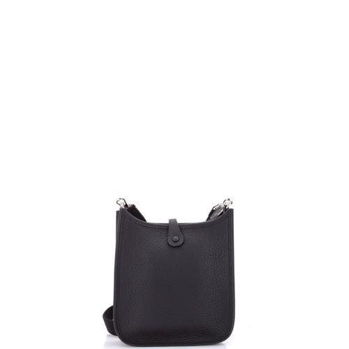 Pre-owned Hermes Hermes Evelyne Bag Gen Iii Clemence Tpm In Black