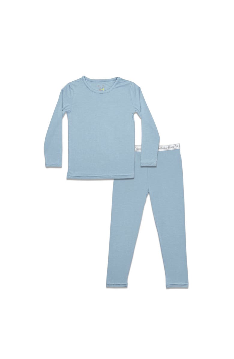 Bellabu Bear Kids' Oasis Teal Set of 2 Piece Pajamas, Main, color, 