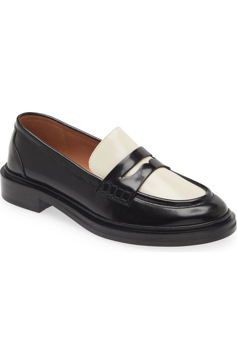 Madewell The Vernon Loafer, Main, color, True Black Multi