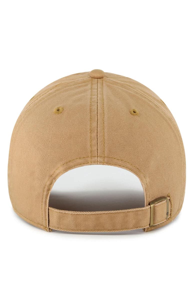 '47 Men's '47 Tan Virginia Tech Hokies Vault Clean Up Adjustable Hat, Alternate, color, Tan