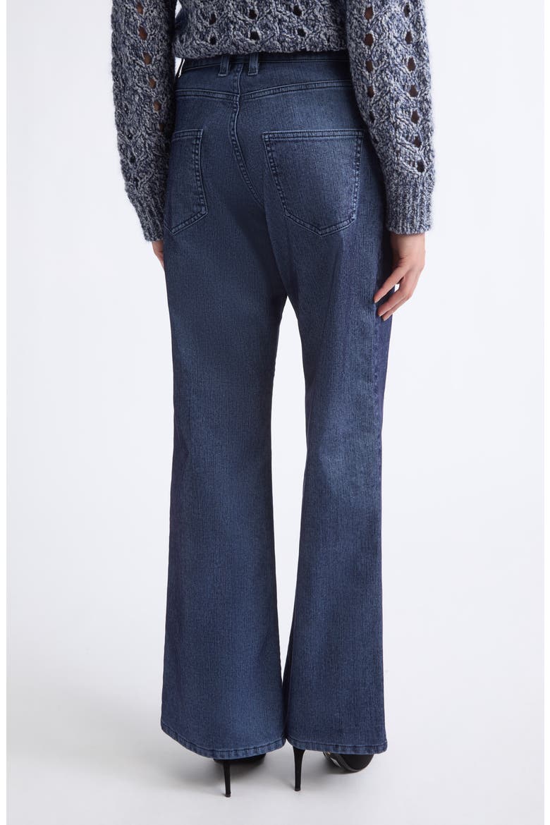 Pleated Wide Leg Jeans, Alternate, color, 11 BLUE