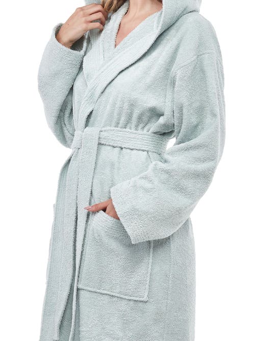 Arus Paradise Womens Hooded Cotton Bath Robe In Multi