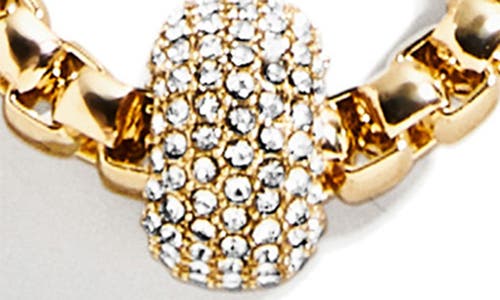 Baublebar Pave Rondelle Jonie Necklace, 16-19 In Gold