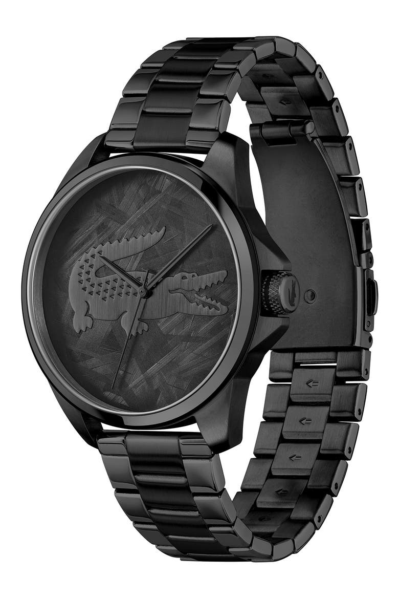 Le Croc Bracelet Watch, 43mm, Alternate, color, BLACK